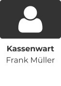 Kassenwart Frank Müller