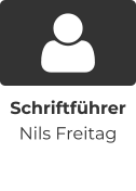 Schriftführer Nils Freitag